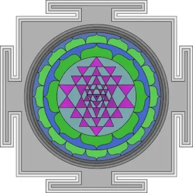 Sri Yantra clip art