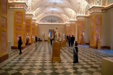 st petersburg russia hermitage interior