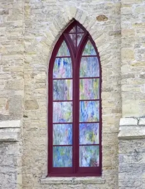 stained glass window