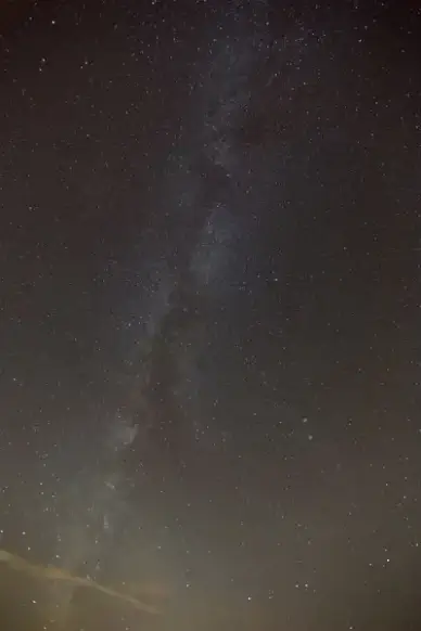 stars milky way night sky clouds