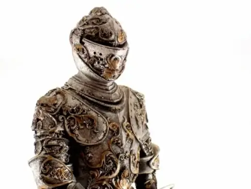 beautiful ancient metallic armour