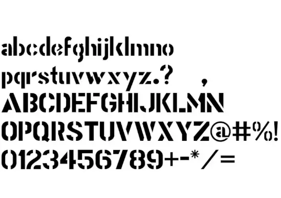 Stencil Gothic