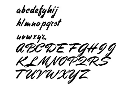 Stephens Heavy Writing