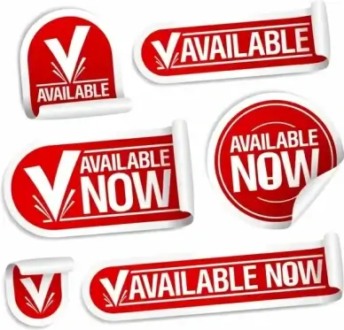 sale stickers templates shiny modern 3d curled up