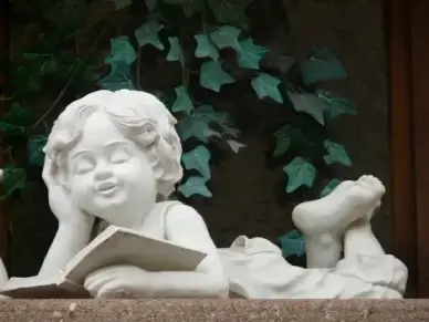 stone figure boy stonemasonry