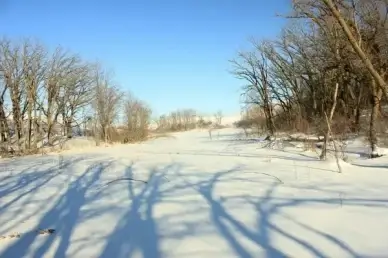 stretch of landscape at glacial lakes state park minnesota
