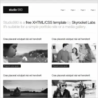 Studio 980 Template