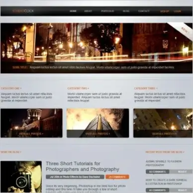 Studio Click Template