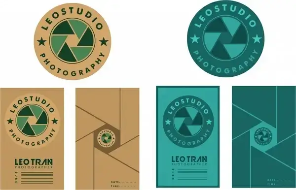 studio promotion sets logotype and brochure cover design