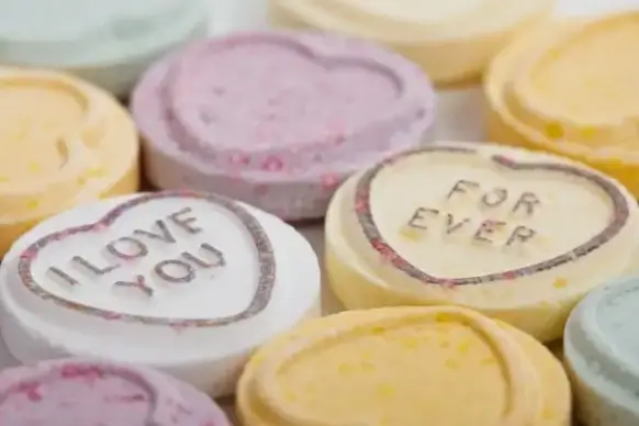 sugar heart candy