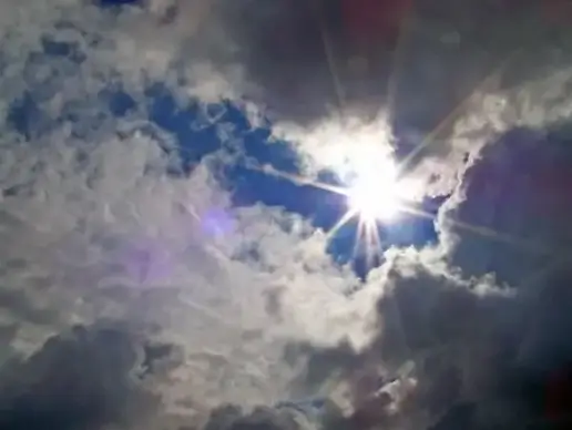 sun and clouds