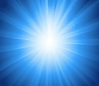 sun rays blue background vector illustration