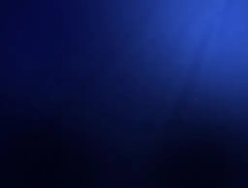 sun rays in dark blue seabed
