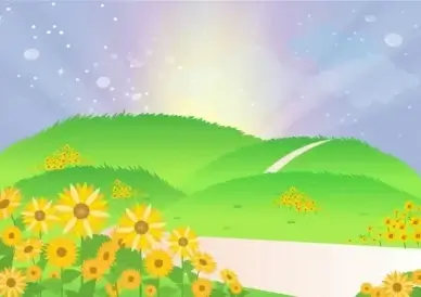 Sunflower landscape