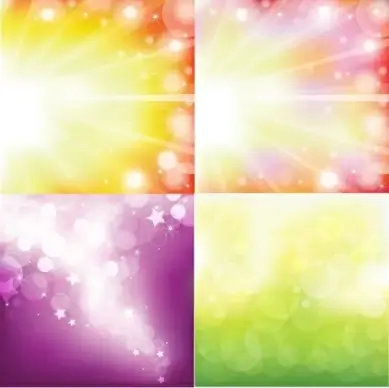 Sunlight with Shiny Vector Illustrations