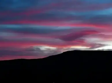 sunrise morgenstimmung skies