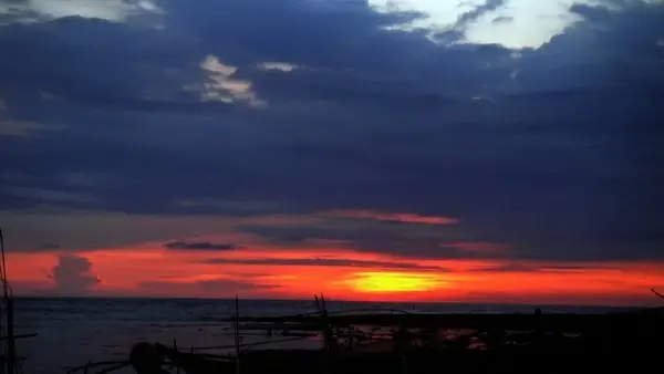 sunset in my hometown
