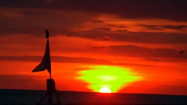 sunset in my hometown