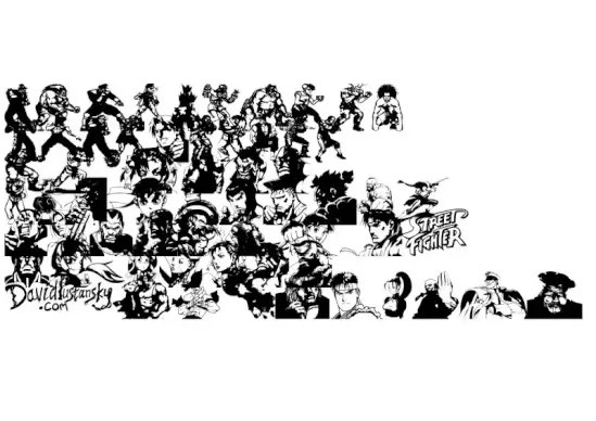 Super Street Fighter Hyper Fonting