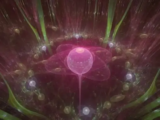 surreal pink ball