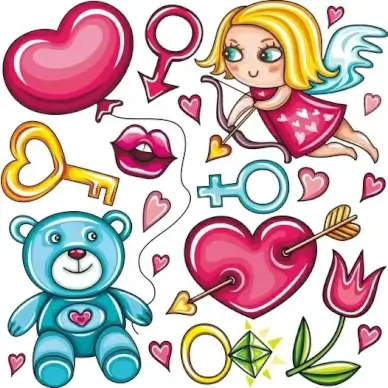 sweet girl exclusive vector