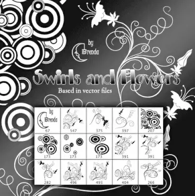Swirls and Flowers