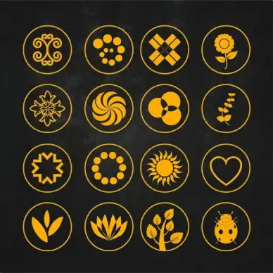 symbol design element set