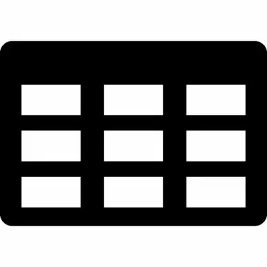 table sign icon flat contrast geometric sketch