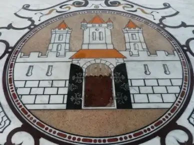 table top marble mosaic