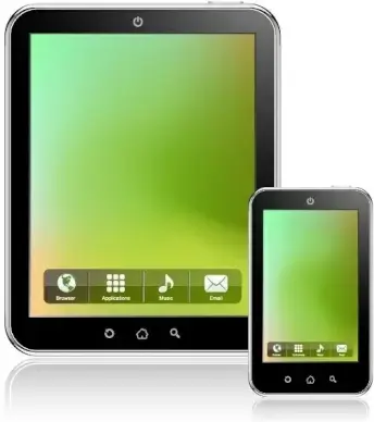 Tablet PC Vector