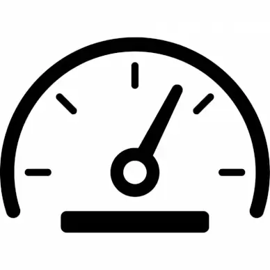tachometer alt sign flat sketch