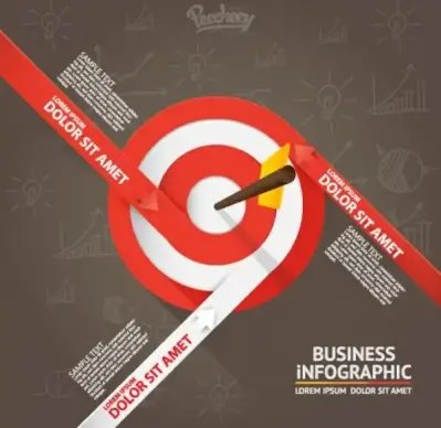 target infographic illustration