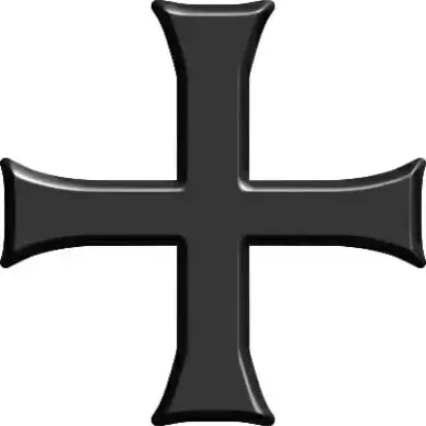 Tatzenkreuz deutscher Ritterorden - beveled