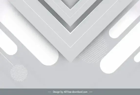 technology background bright grey modern symmetric geometric decor