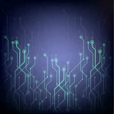technology concept background blue backdrop dots combination ornament