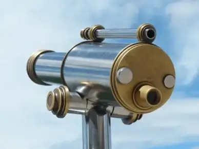 telescope by looking view