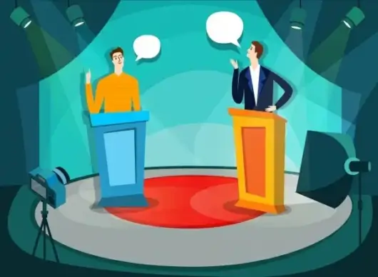 television program background speech bubble broadcaster icons