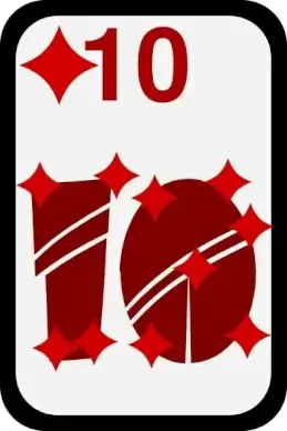 Ten Of Diamonds clip art