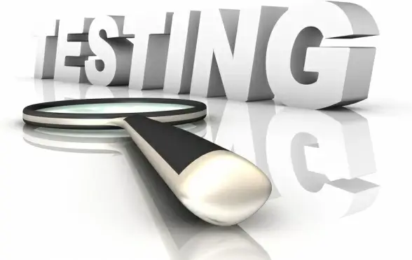 testing with magnifier