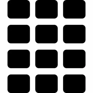 th button sign icon symmetrical squares silhouettes layout