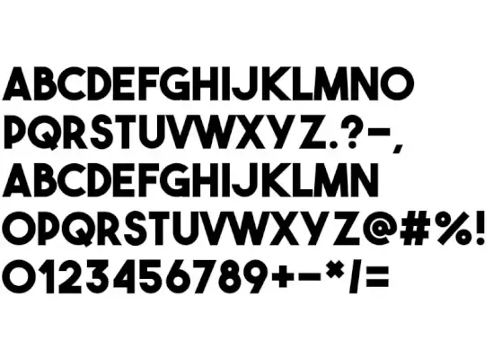 The Bold Font