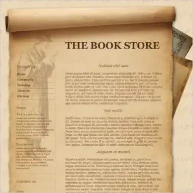The Book Store Template