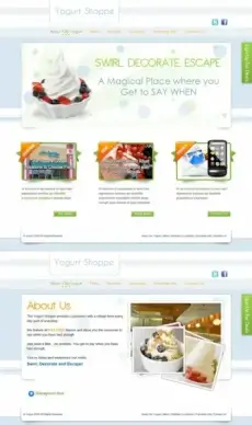 the elegant beverage stores website templates psd layered