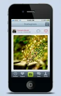 the iphone4 interface psd layered