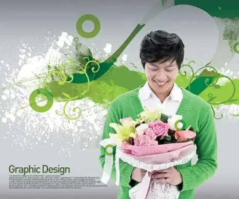 the korea design elements psd layered yi004