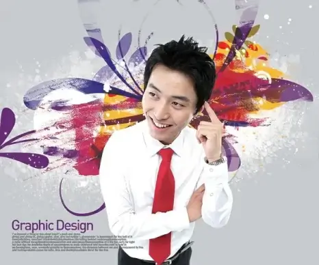 the korea design elements psd layered yi005