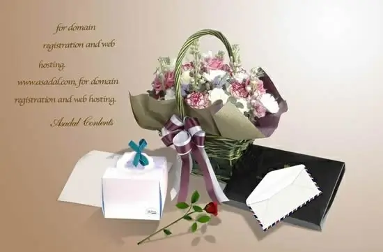 the romantic elegant flowers gift template stratified