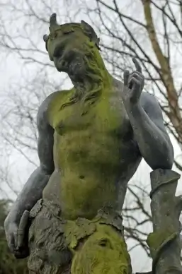 the statue of pan