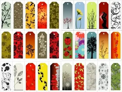 the tag number of beautiful background pattern vector