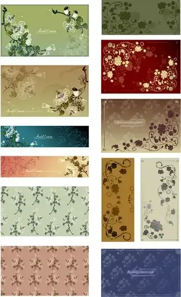 the vine decorative pattern background vector